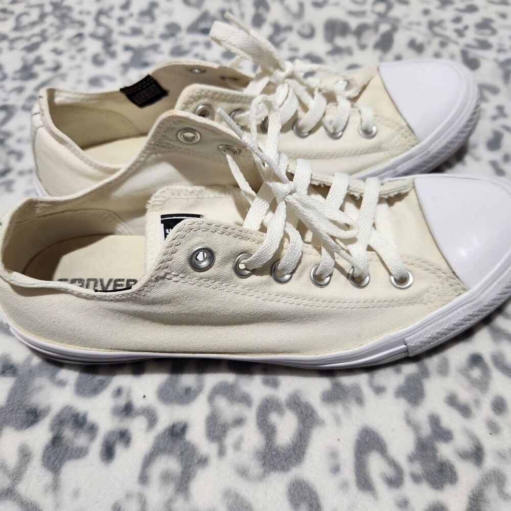 Converse Chuck Taylor All Star Unizex Size 8 Men's/ 10 Women Low Ivory/white - Picture 2 of 13